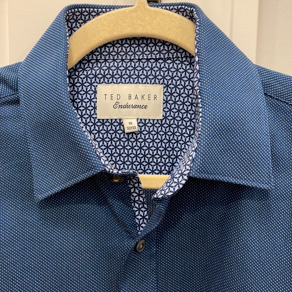 Ted Baker Navy Micro Dot Patterned Endurance Dres… - image 5